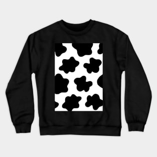 Cow Print Crewneck Sweatshirt